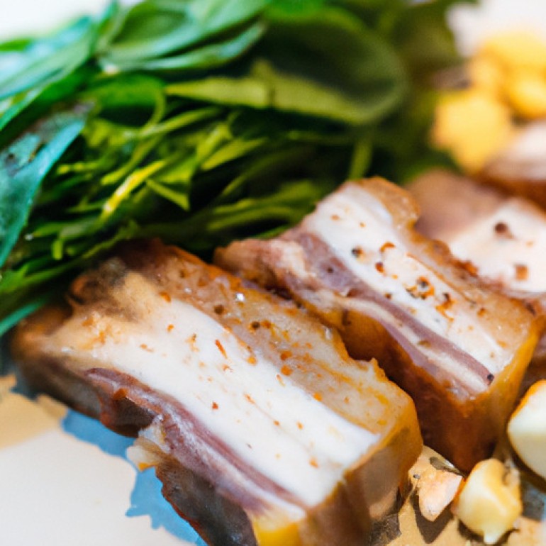 Savory Grilled Pork Belly with Fresh Herbs: A Delicious Korean Twist!
