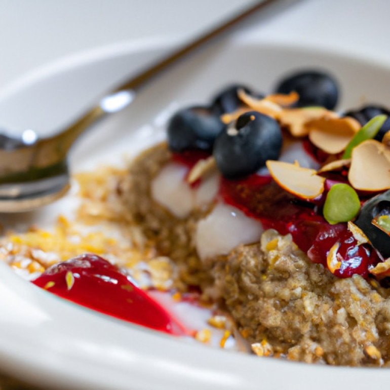 Delicious Morning Pudding with Rice and Quinoa