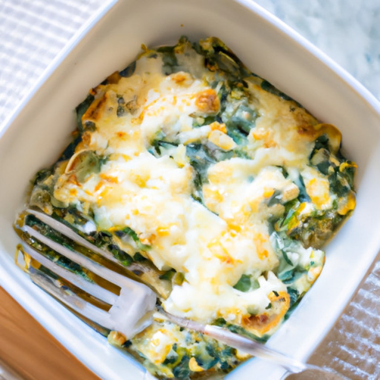 Ultimate Spinach and Mozzarella Breakfast Bake: Prepare in Advance!