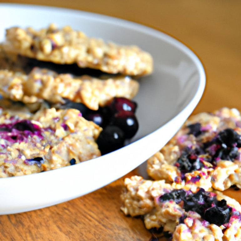 Delicious Blueberry Oat Biscuits: A Speedy and Simple Recipe