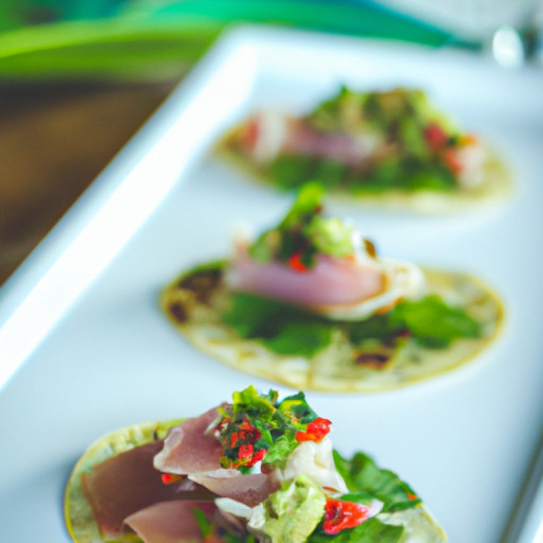 Savory Smoked Tuna Tacos by Chef Julian