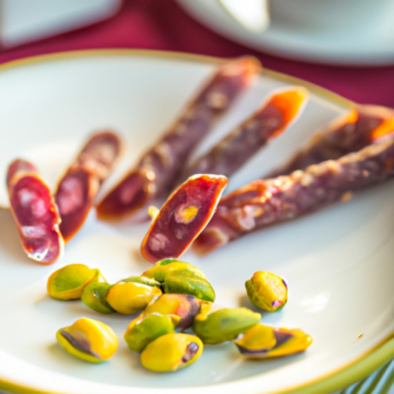 Irresistible Smoked Sausage with Pistachio Candied Glaze