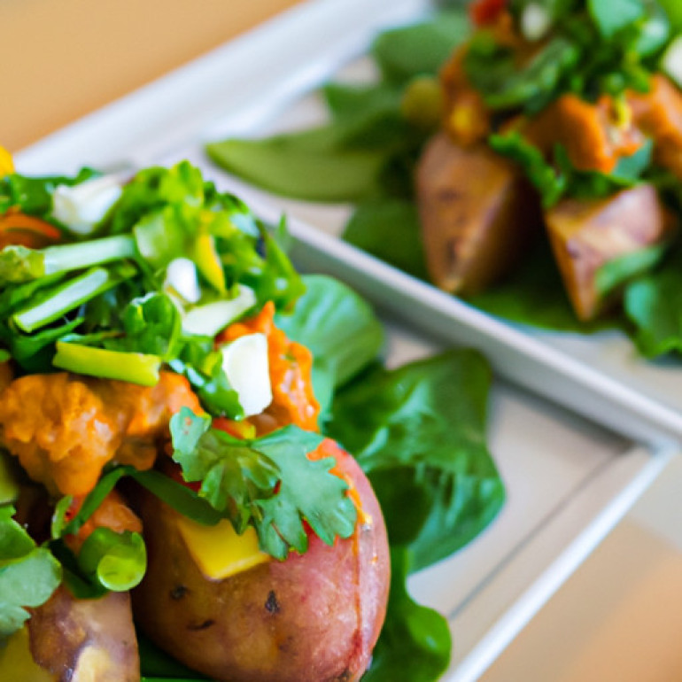 Delicious Thai Inspired Lettuce Cups with Flavorful Red Curry Potatoes