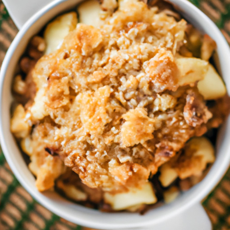 Irresistible Apple Crumble Delight