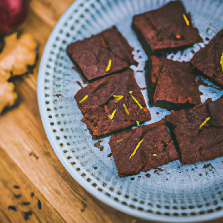 Scrumptious Ginger Brownie Delight