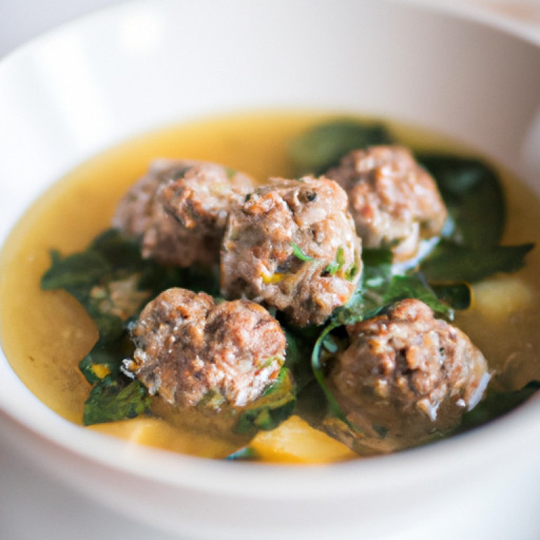 Delicious Italian Wedding Soup Recipe with Flavorful Venison Meatballs
