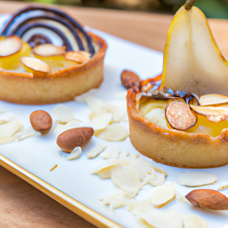 Irresistible Almond Pear Tarts - A Delightful Fusion!