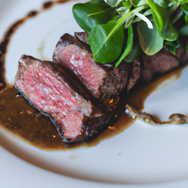 Sizzling Skirt Steak with Rich Stout Glaze