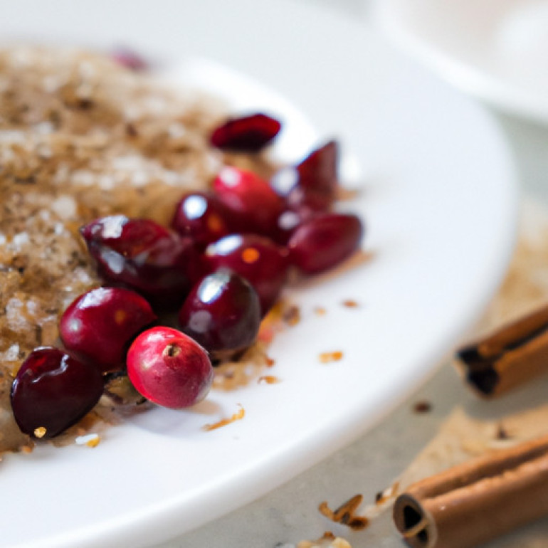 Delicious Cranberry and Cinnamon Steel Cut Oats with a Sweet Twist