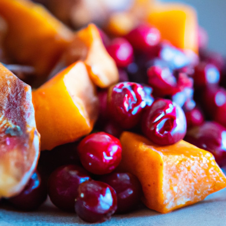 Deliciously Spiced Sweet Potato Cranberry Medley