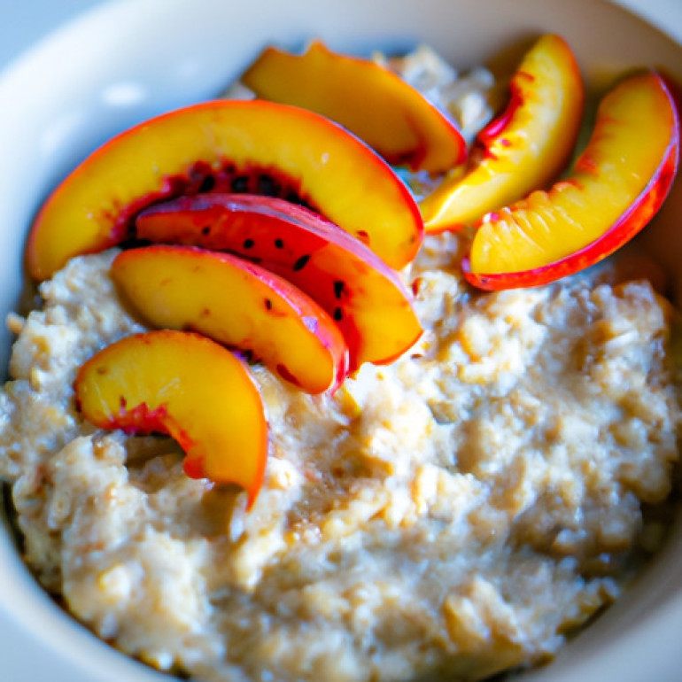 Delicious Peach Oatmeal Delight