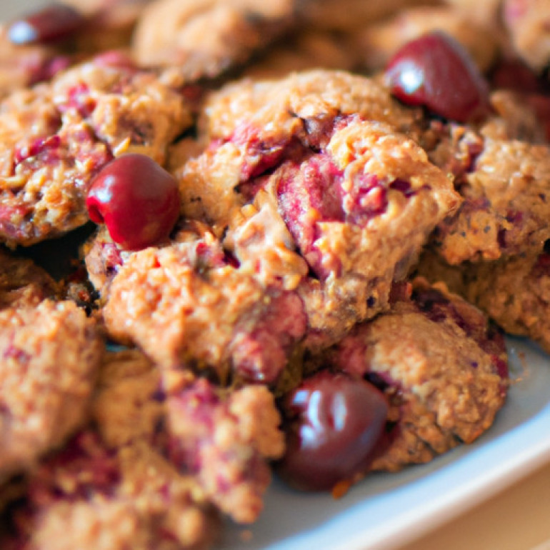 Delicious Skillet Cookies with Cherry and Date Twist