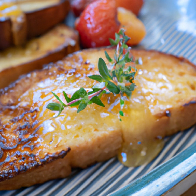 Savory Pineapple-Infused Challah French Toast Recipe