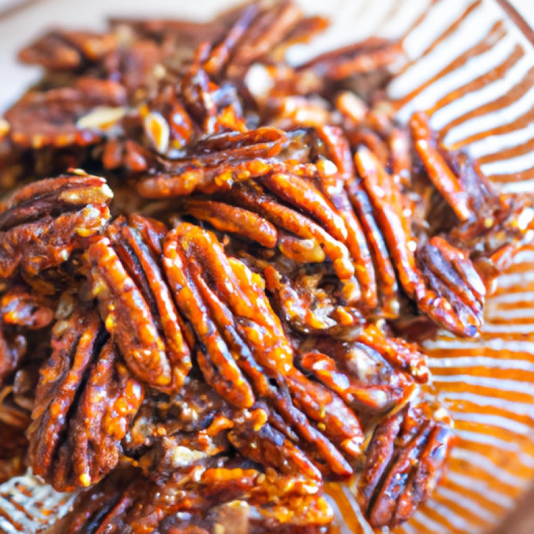 Caramelized Pecan Delight: A Sweet and Crunchy Treat