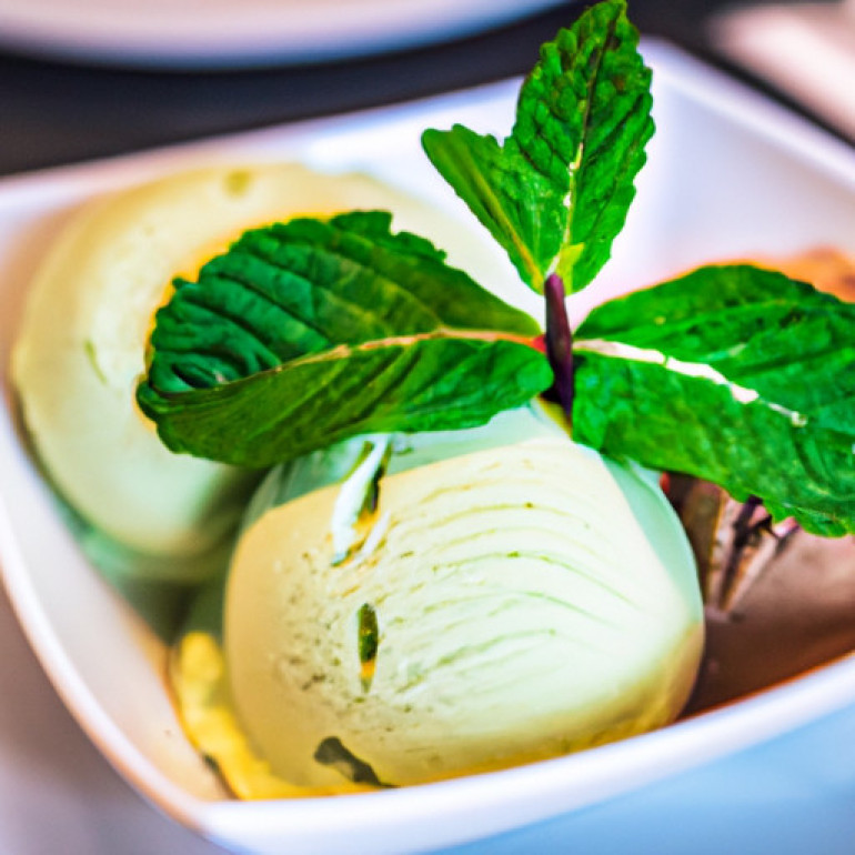 Refreshing Mint Mojito Flavored Coffee Ice Cream Recipe