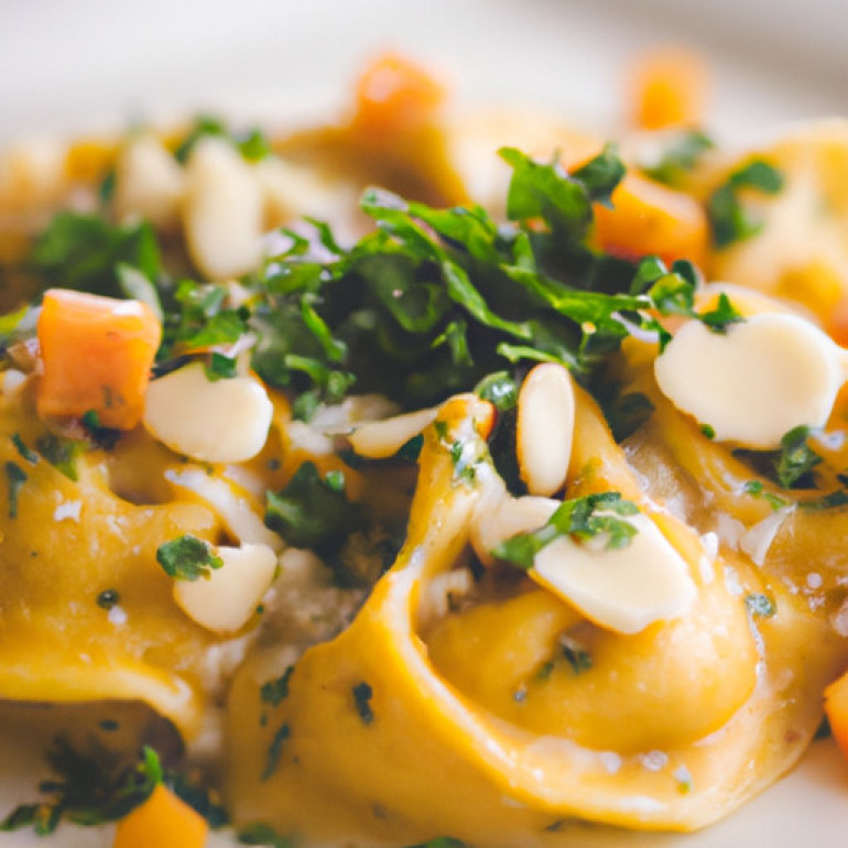 Savory Pumpkin Ravioli with a Delicious Cheesy Twist