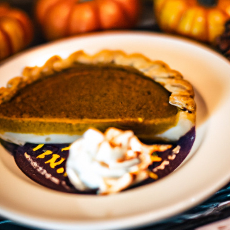 Decadent Pumpkin Pie with a Kahlua Twist