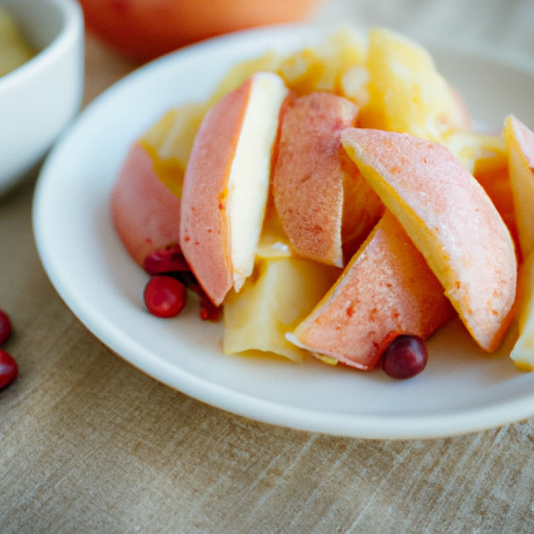 Savory Cranberry Apple Sweet Potato Pouch Recipe