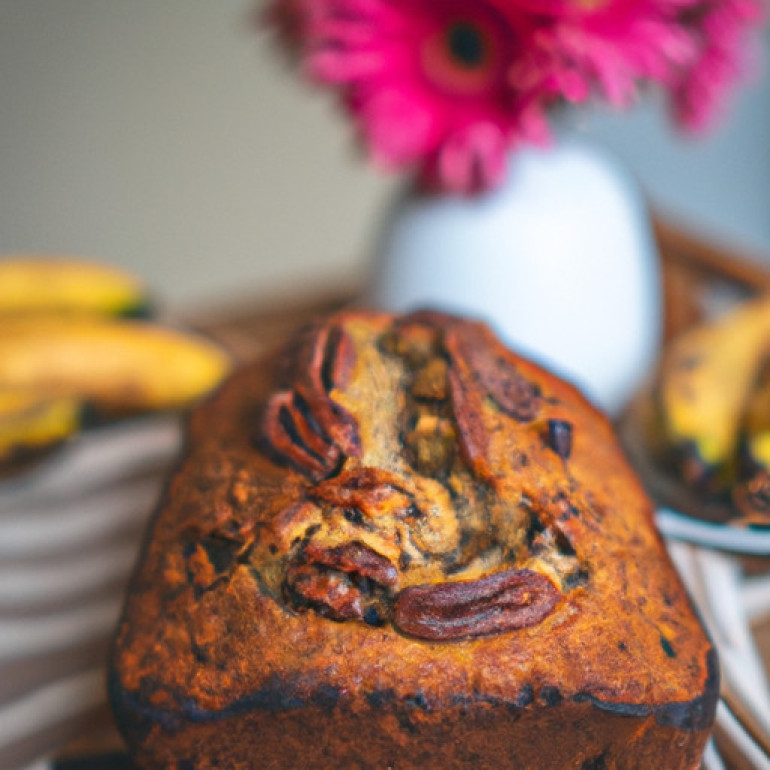 Delicious Banana and Pecan Coffee Cake Recipe