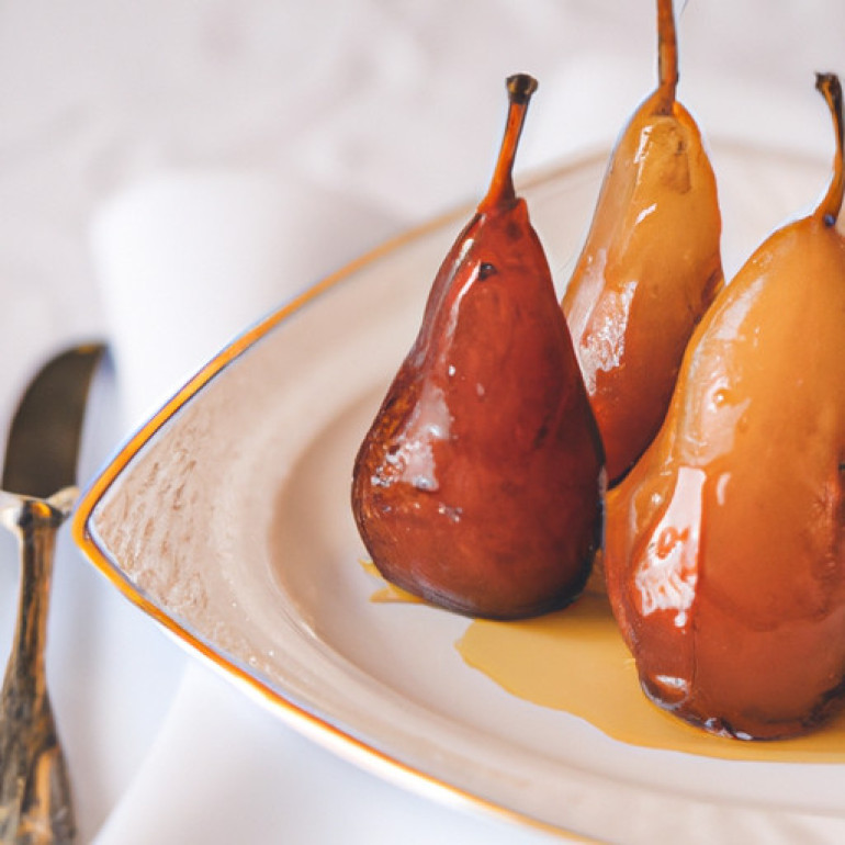 Succulent Marsala Infused Pear Delight