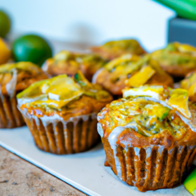 Luscious Tropical Muffins with Zesty Twist
