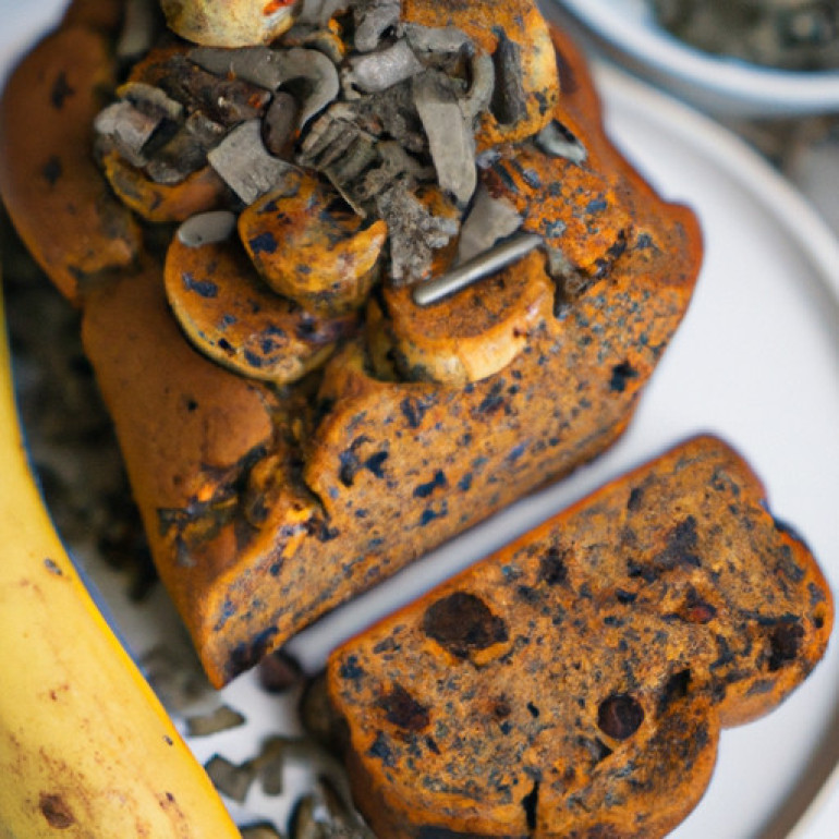 Decadent Chocolate Chip Banana Bread with a Nutty Twist