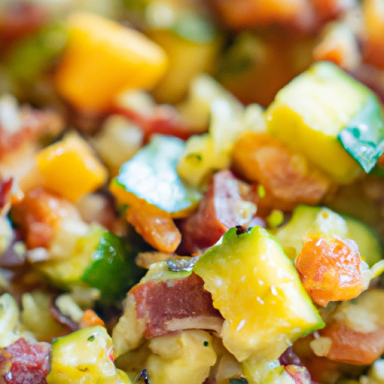 Delicious Sweet Potato and Zucchini Hash: A Tasty Twist on a Classic Breakfast Dish