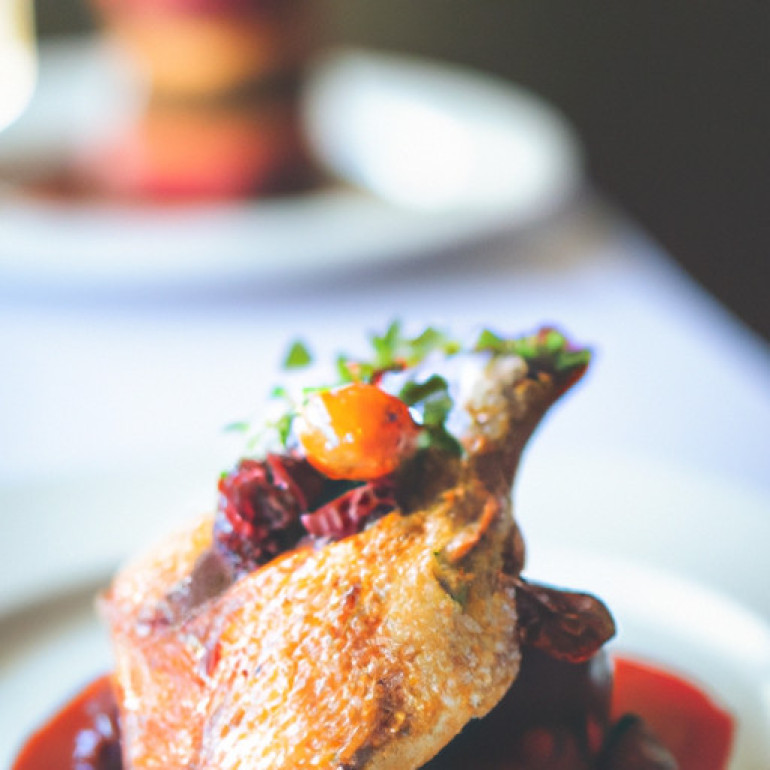 Savor the Flavor: Juicy Cornish Hen with Tangy Cherry Glaze