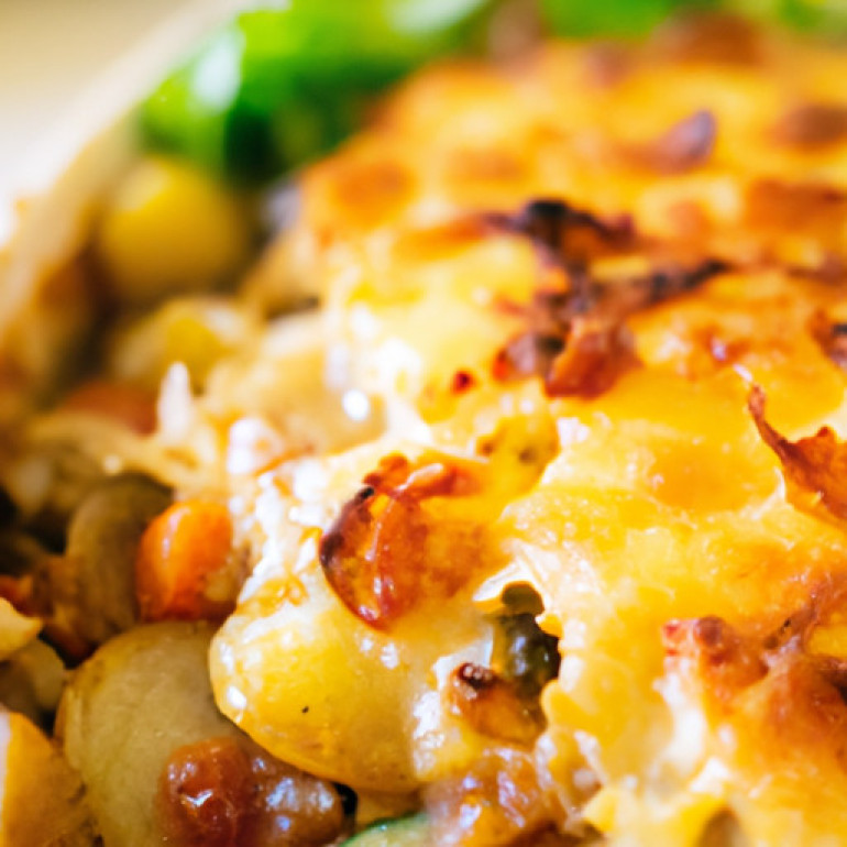 Savory Turkey and Potato Bake with Onions