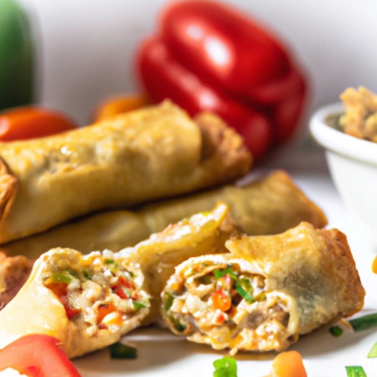 Irresistible Baked Egg Rolls - A Tasty Delight