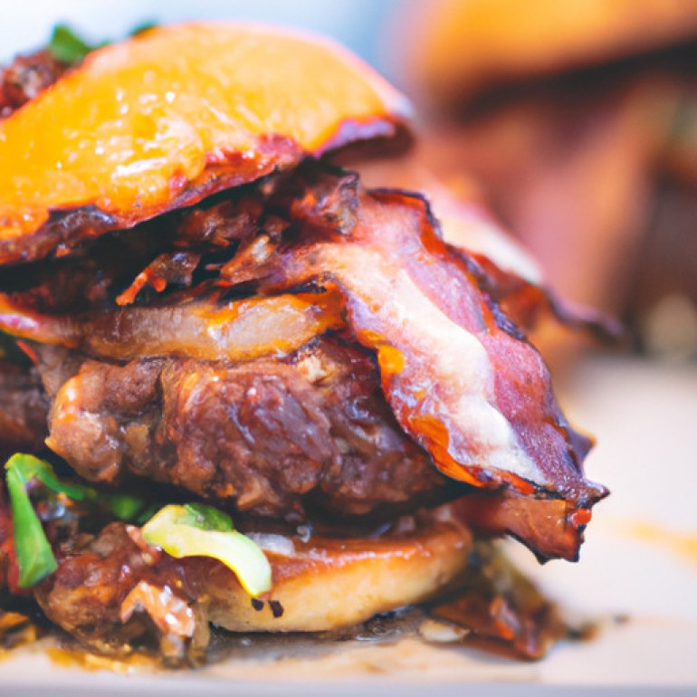 Sizzling Bourbon Bacon Burgers: A Must-Try Grilled Delight!