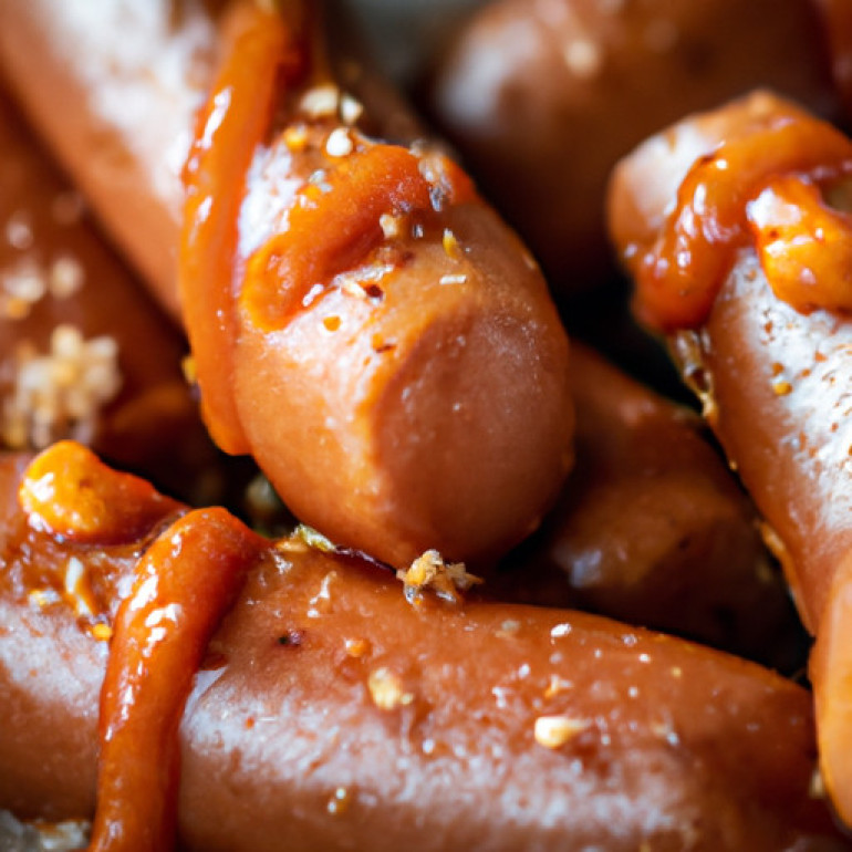 Scrumptious Glazed Cocktail Sausages