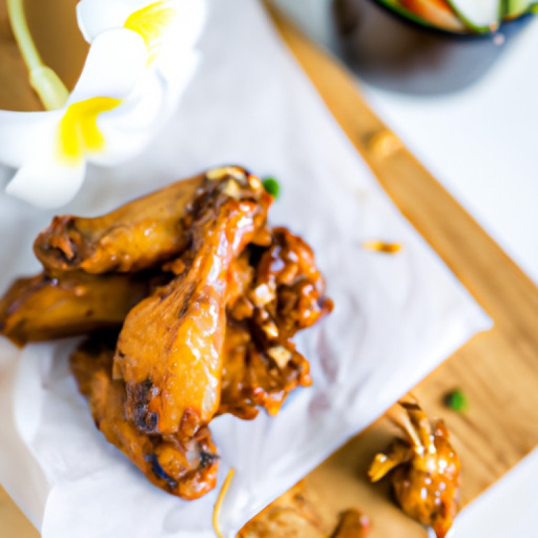 Fiery Ginger Infused Chicken Wings: A Flavorful Twist