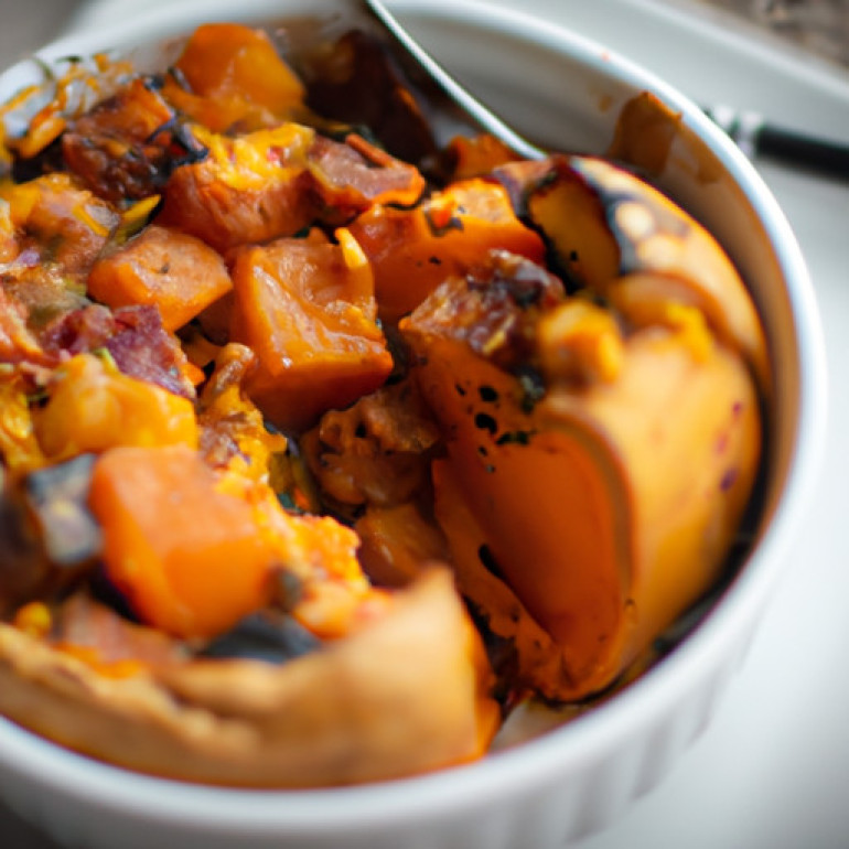 Irresistible Tropical Sweet Potato Bake