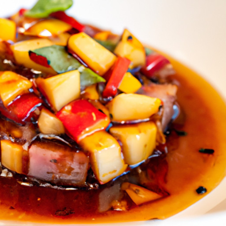 Delicious Pork and Apple Stir-Fry with a Sweet & Spicy Twist