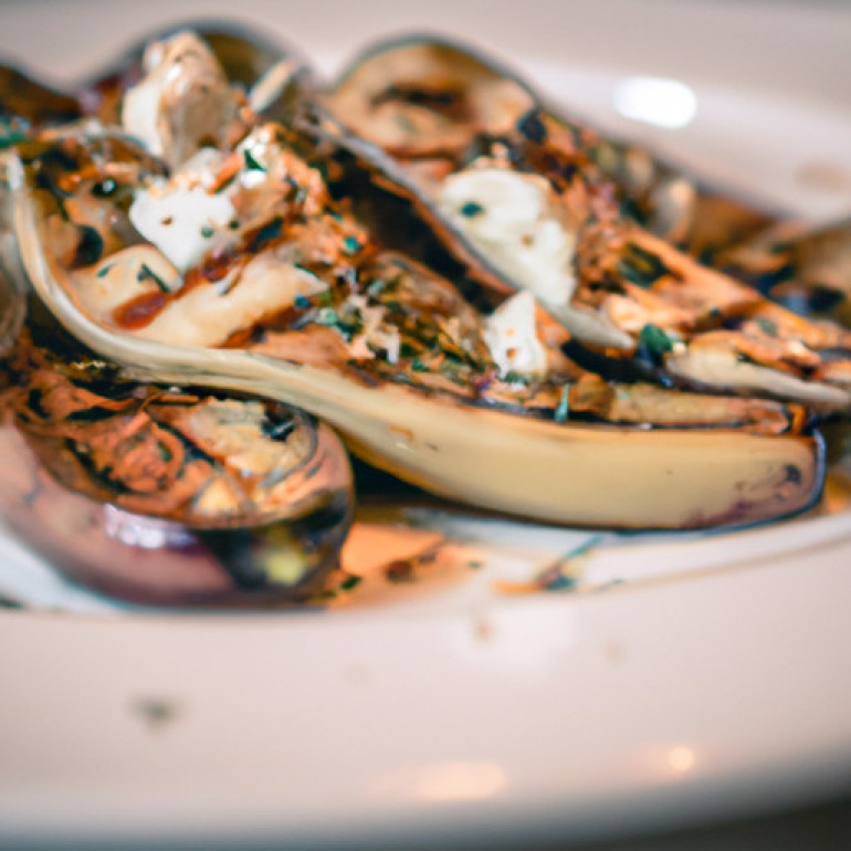 Savory Grilled Flat Iron Steak with Gorgonzola Sauce