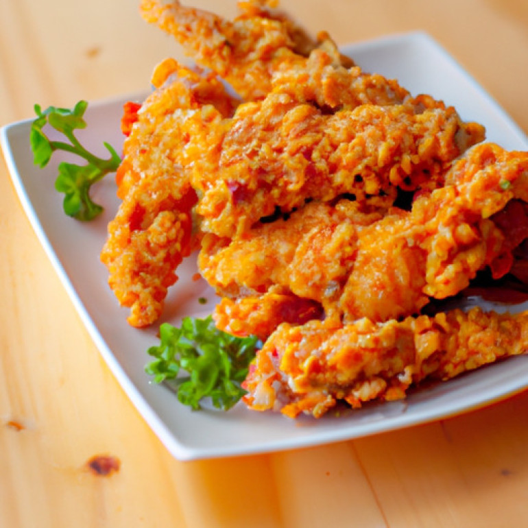 Crispy Air-Fried Vegetarian Chicken Tenders: A Flavorful Twist