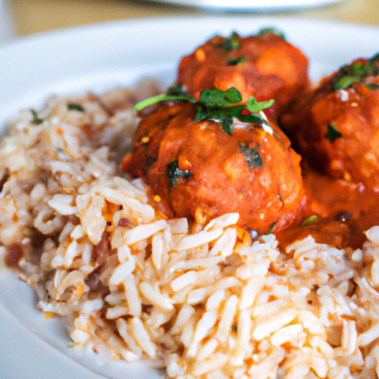 Savory Mexican-Style Meatballs with Rice: A Flavorful Twist