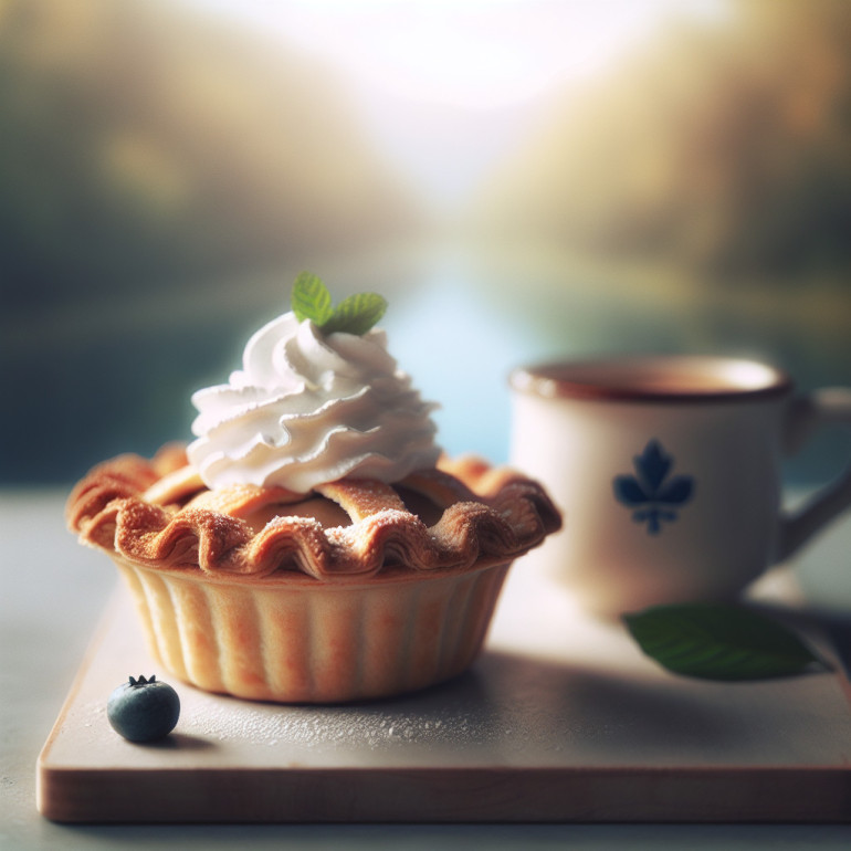 Decadent Quebec Maple Pie and Rich Cream Delight