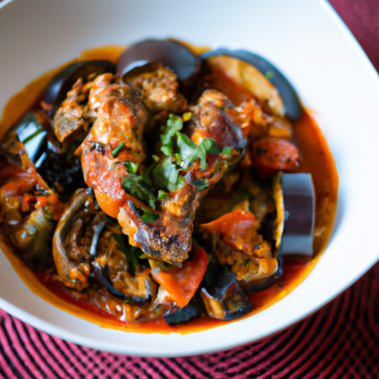 Savor the Ultimate Moroccan-Inspired Chicken and Eggplant Delight