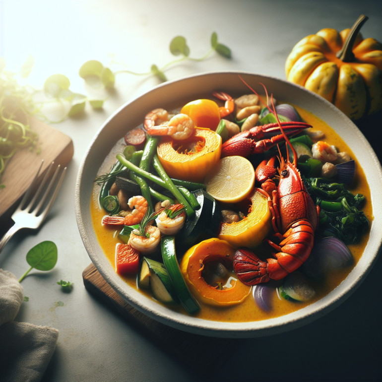 Ultimate Roasted Squash Crawfish Bisque Recipe