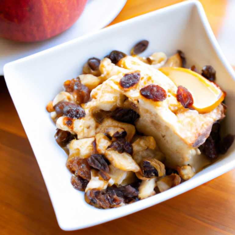 Irresistible Apple and Raisin Morning Pudding Recipe for a Delicious Start to Your Day
