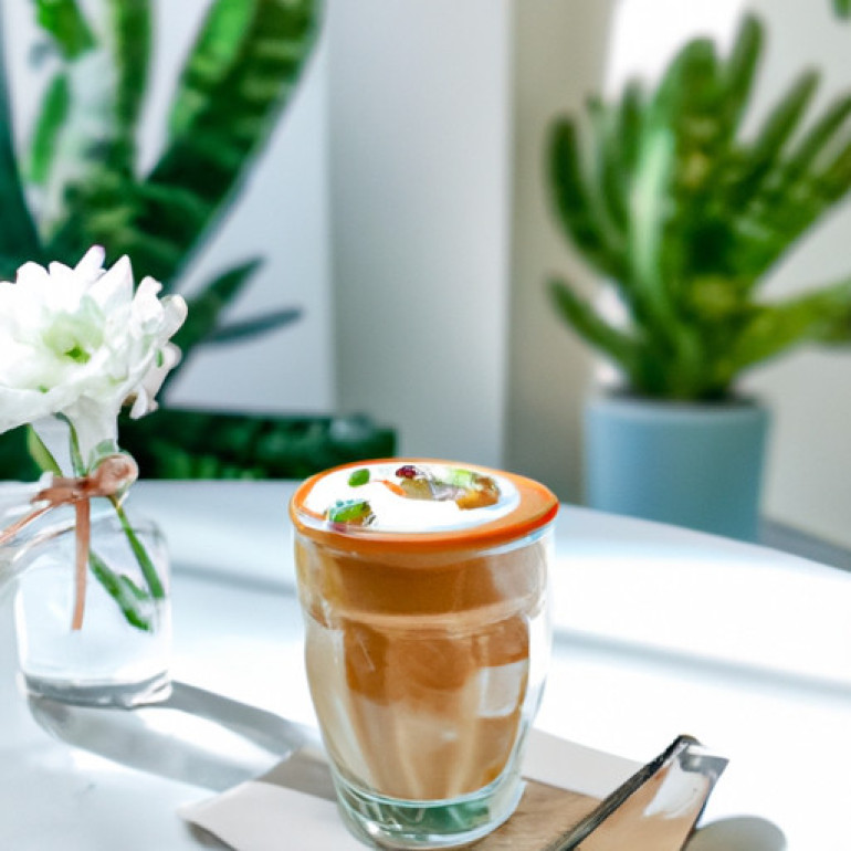 Indulgent Caramel Latte with Brown Sugar Syrup