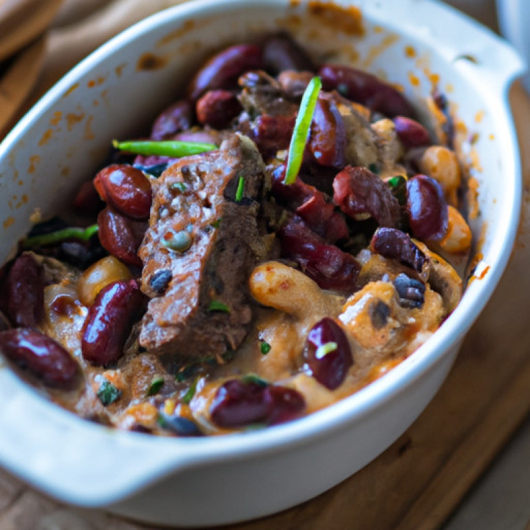 Savory Venison and Barbecue Bean Casserole: A Hearty Delight