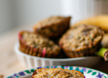 Savoring Emily's Irresistible Banana Oat Muffins