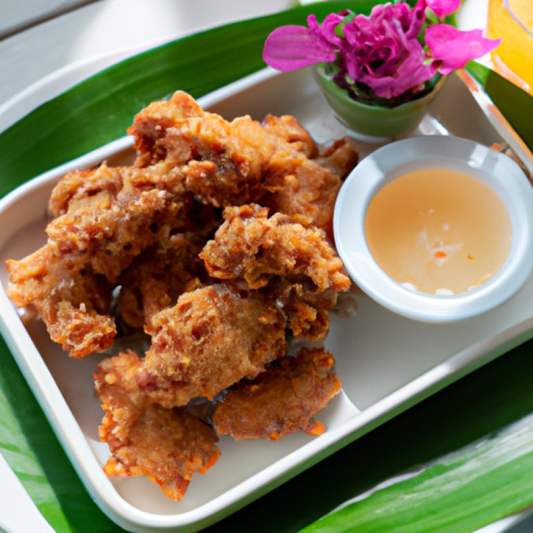 Savory Thai Chicken Bites with Flavorful Dip
