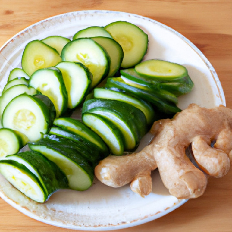 Savor the Zesty Elegance of Ginger-Infused Cucumbers