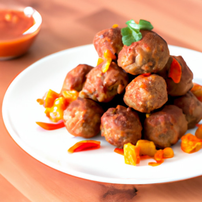 Heavenly Sweet 'n' Tangy Meatballs: A Flavorful Spin