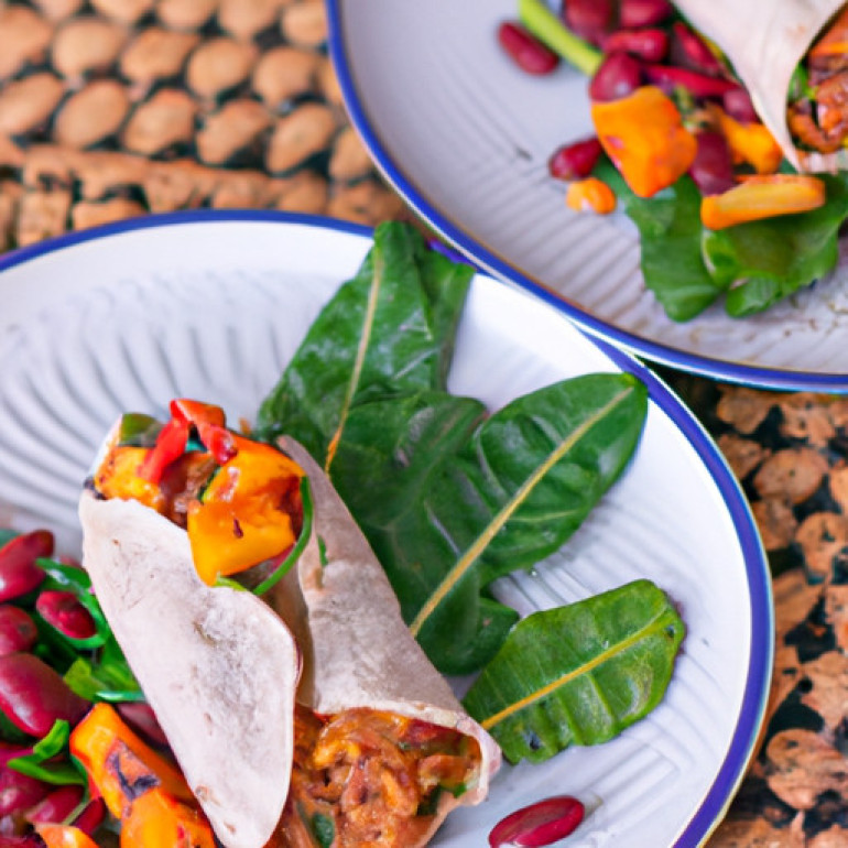 Savory Vegan Sweet Potato Bean Burritos: A Delectable Plant-Based Delight