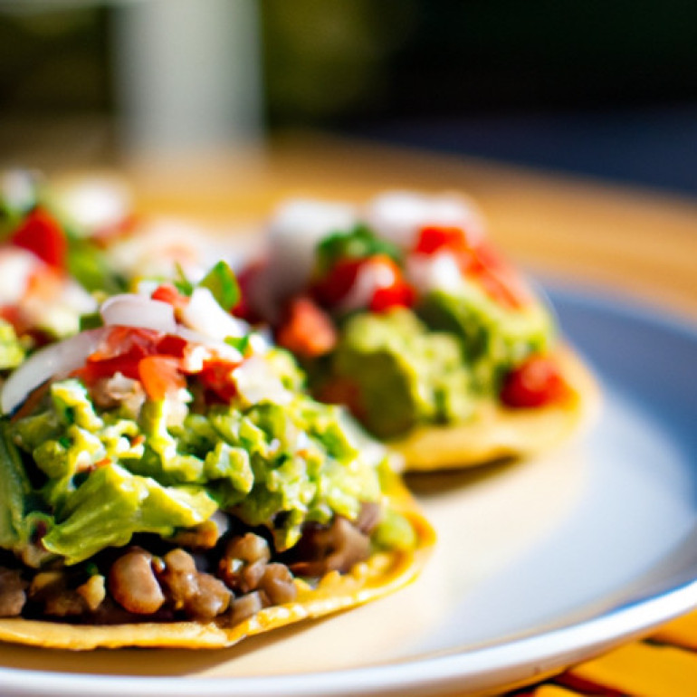 Crunchy Tostada Delight: A Flavorful Connection